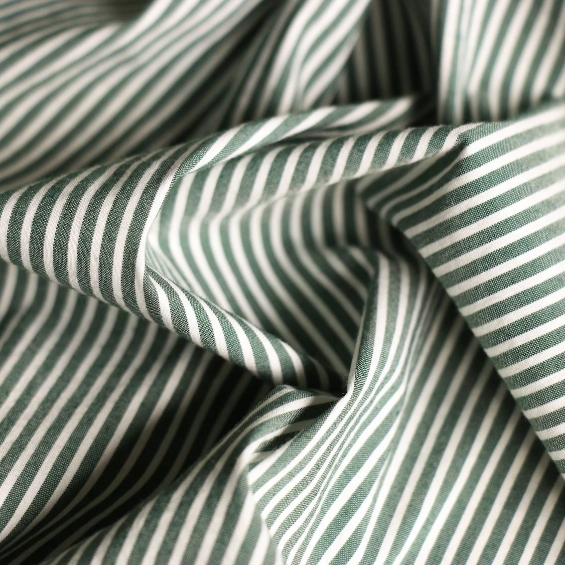 Lugana Green Shirting - Image 2