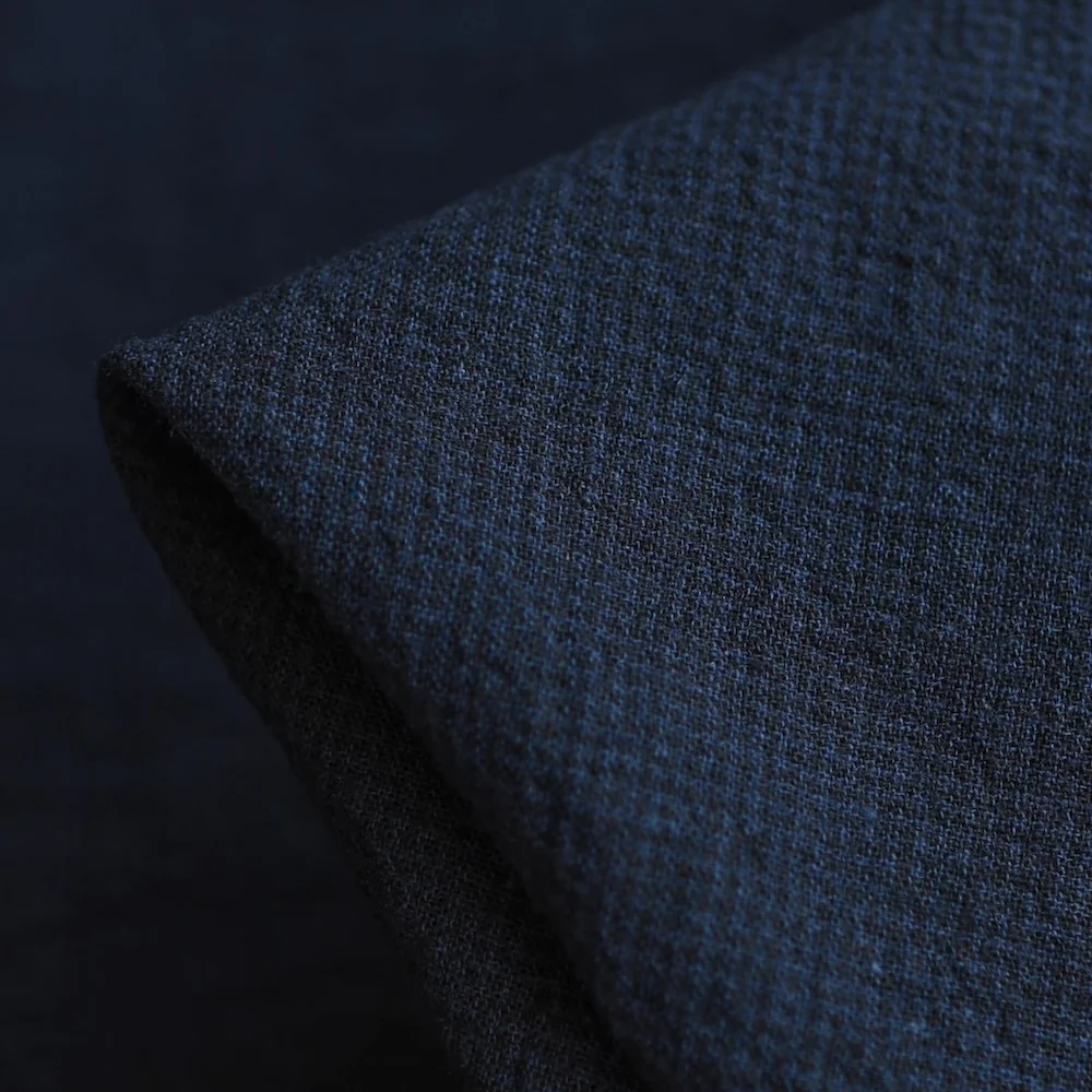 Lumi Navy/Black Yarn Dyed Check