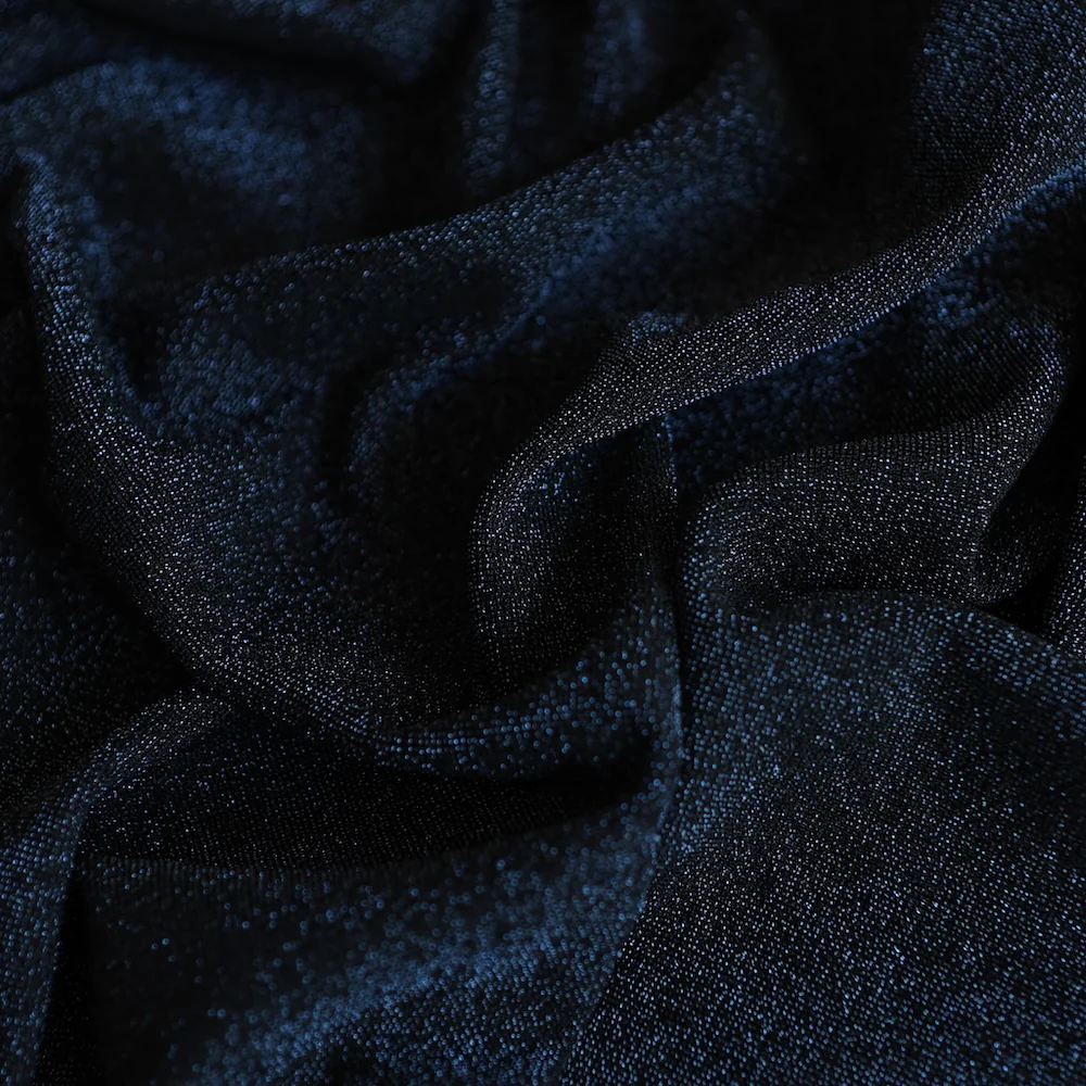 Lurex Jersey Navy - Image 2