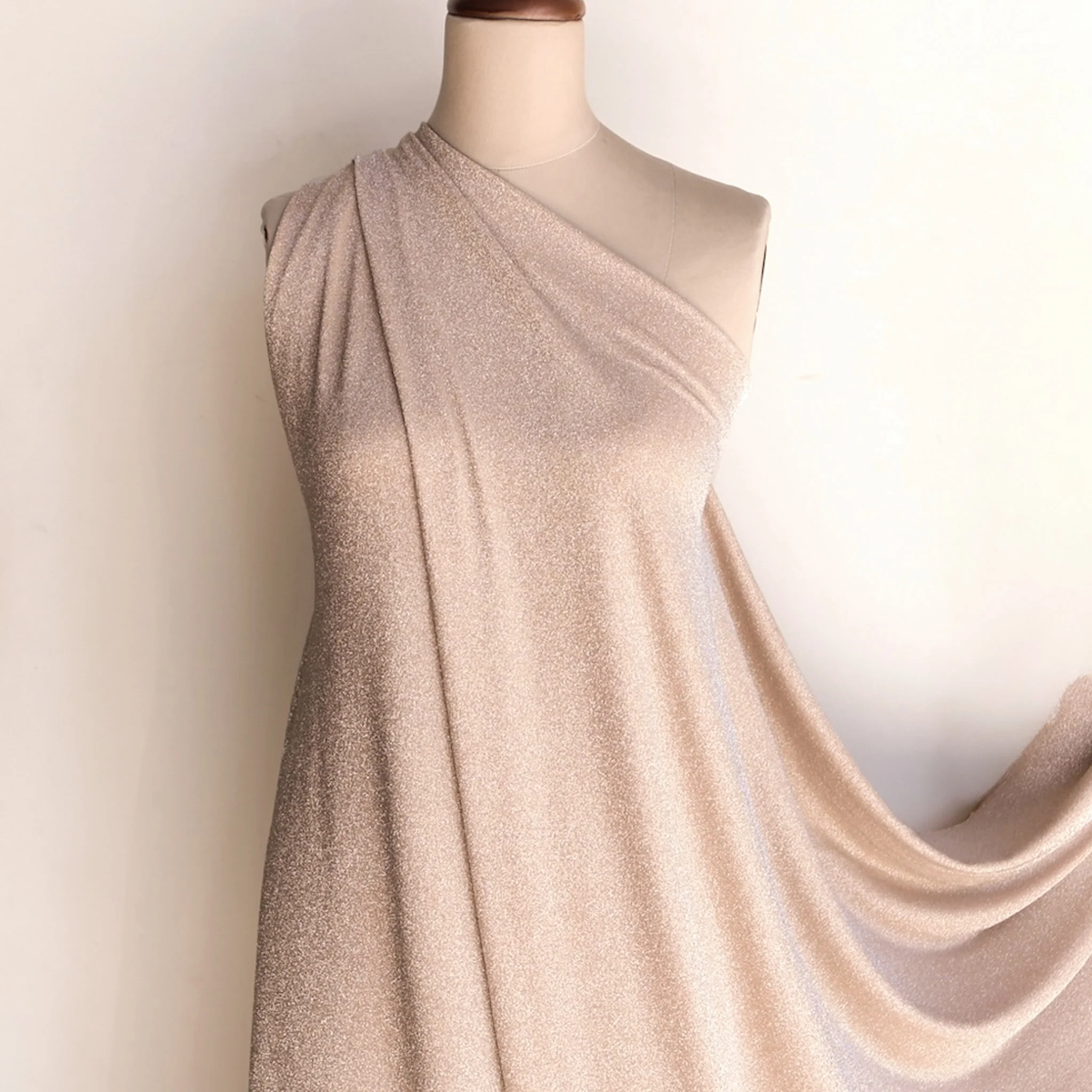Lurex Jersey Oyster - Image 4
