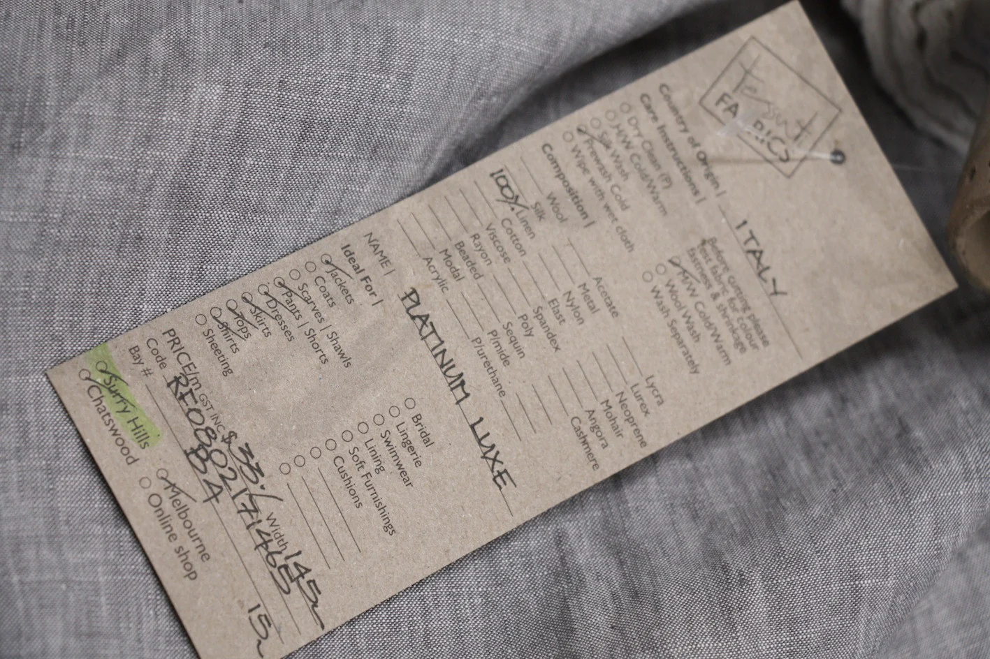 Luxe Platinum Linen - Image 2
