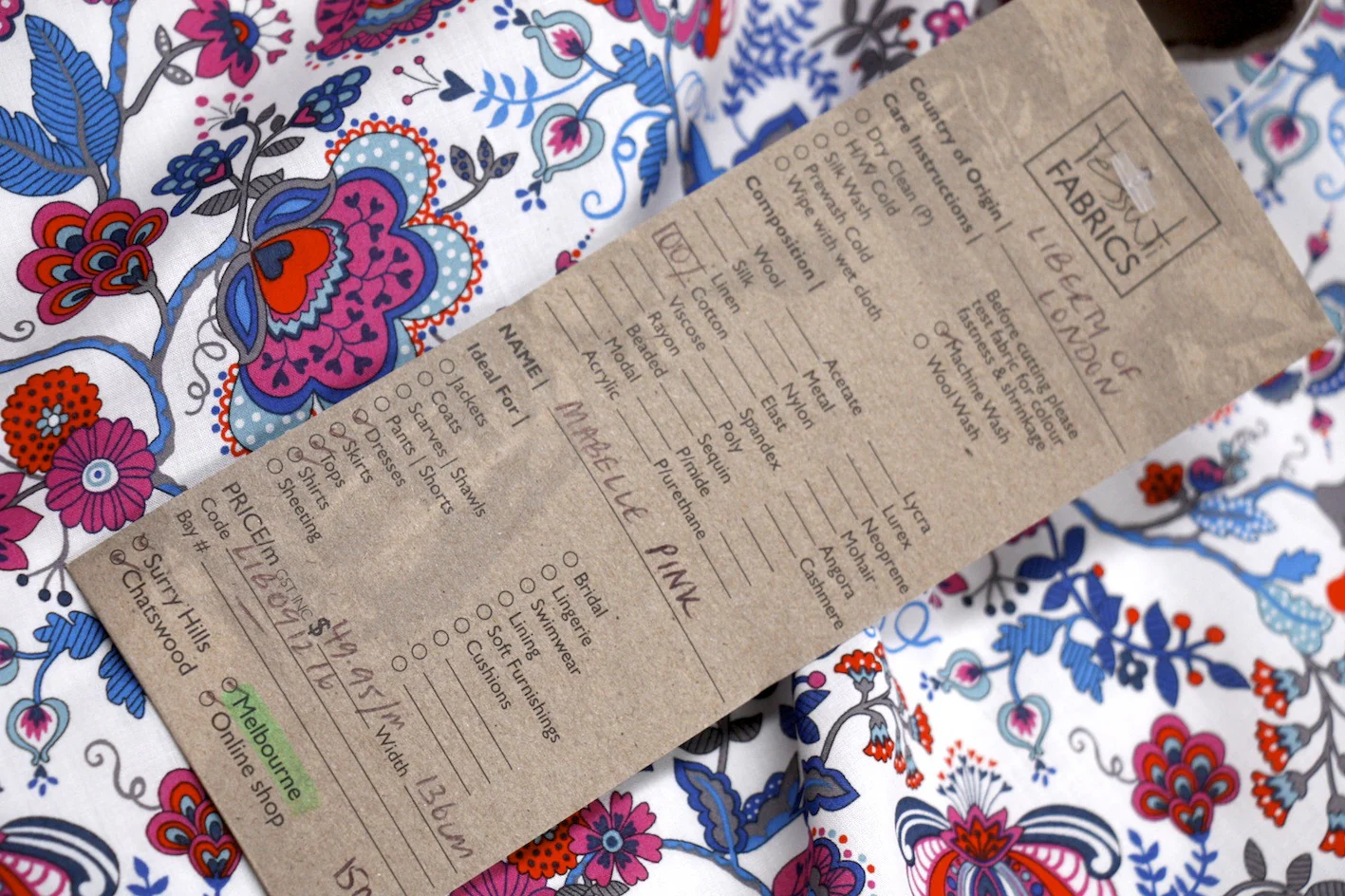 Mabelle Pink - Liberty Of London - Image 3