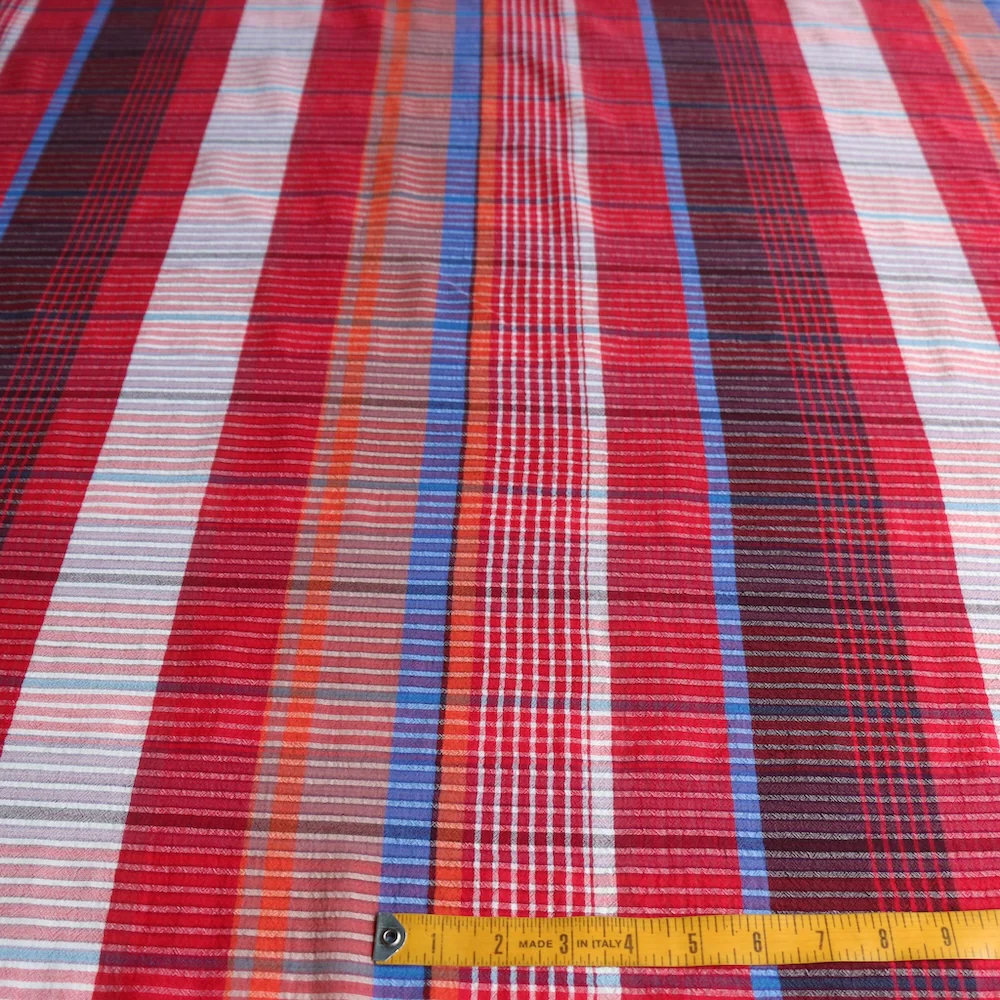 Madras Red - Yarn Dyed Check - Image 3