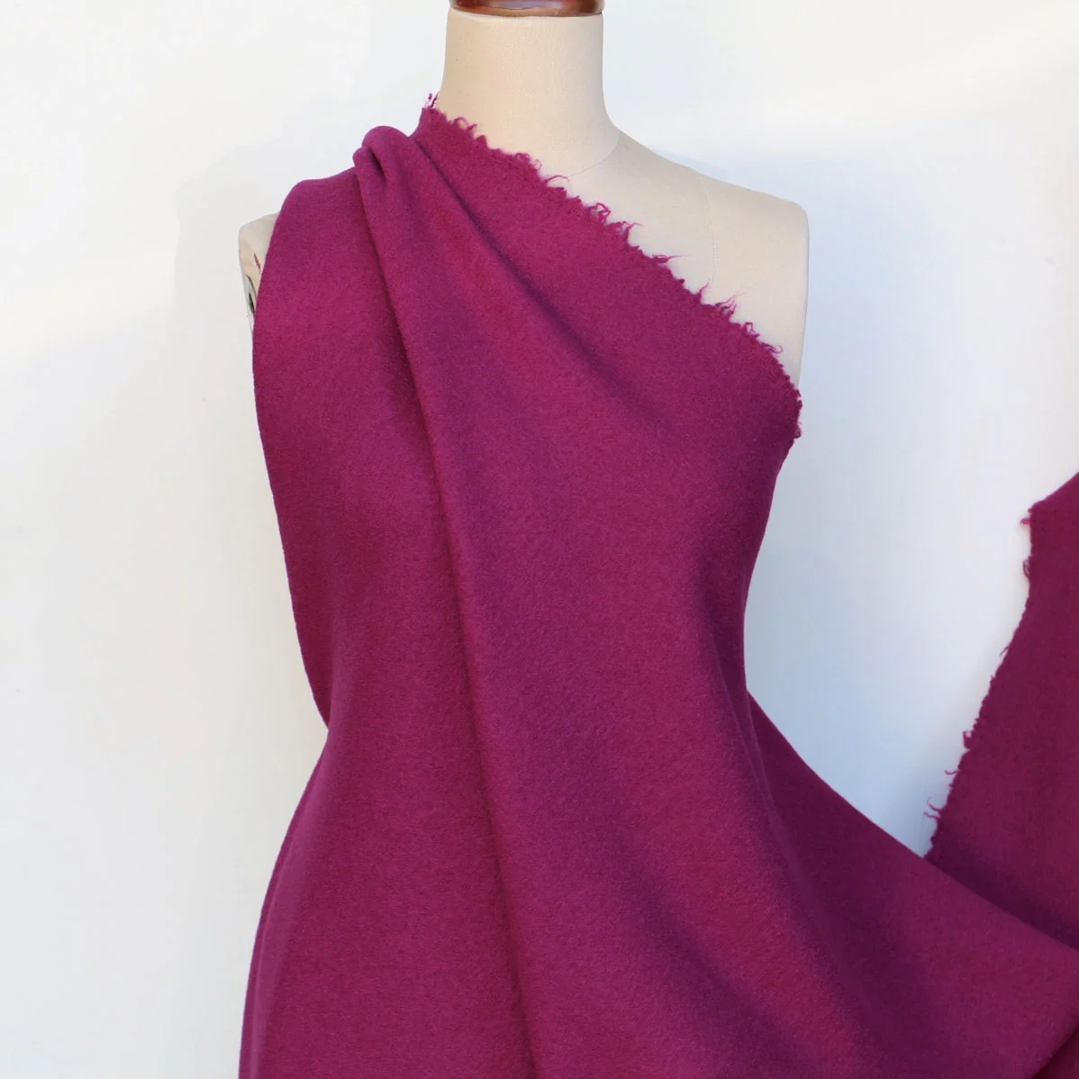 Magenta May Boiled Wool - Image 4