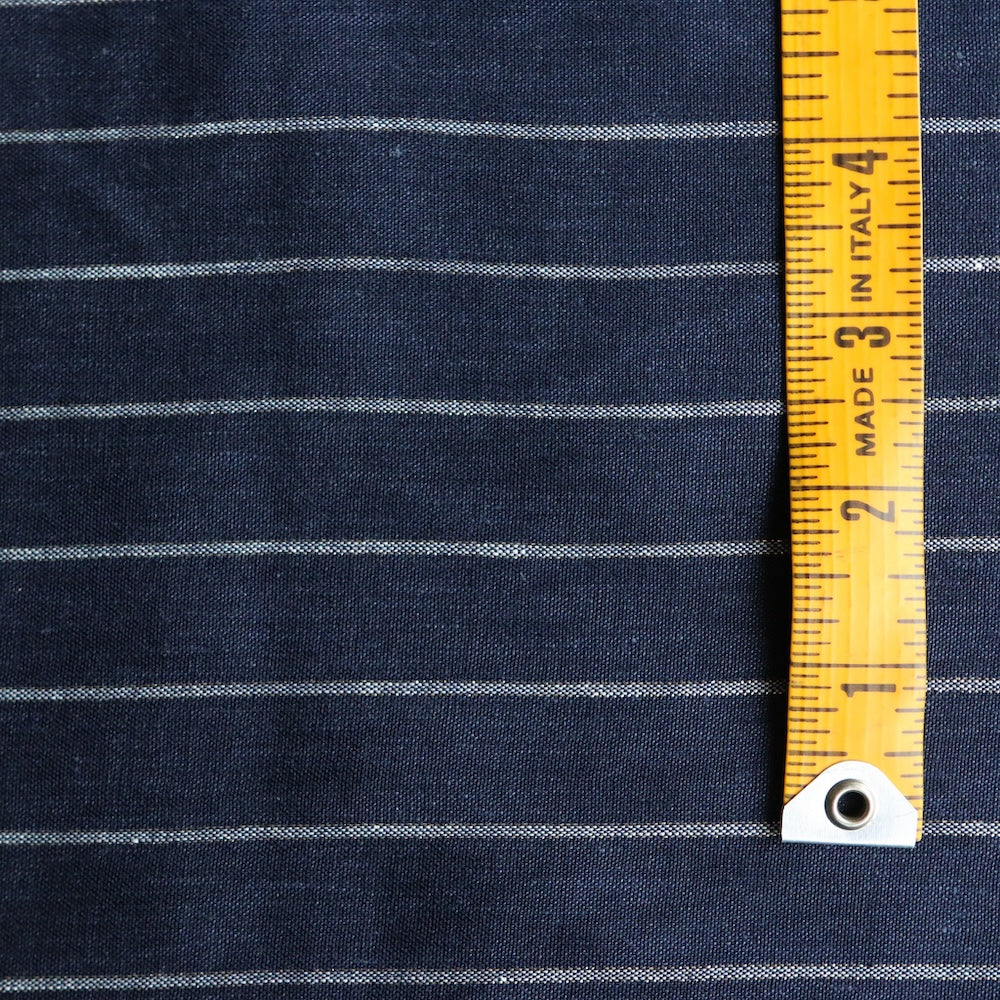 Maje Navy Lurex Stretch Linen/Viscose - Image 3