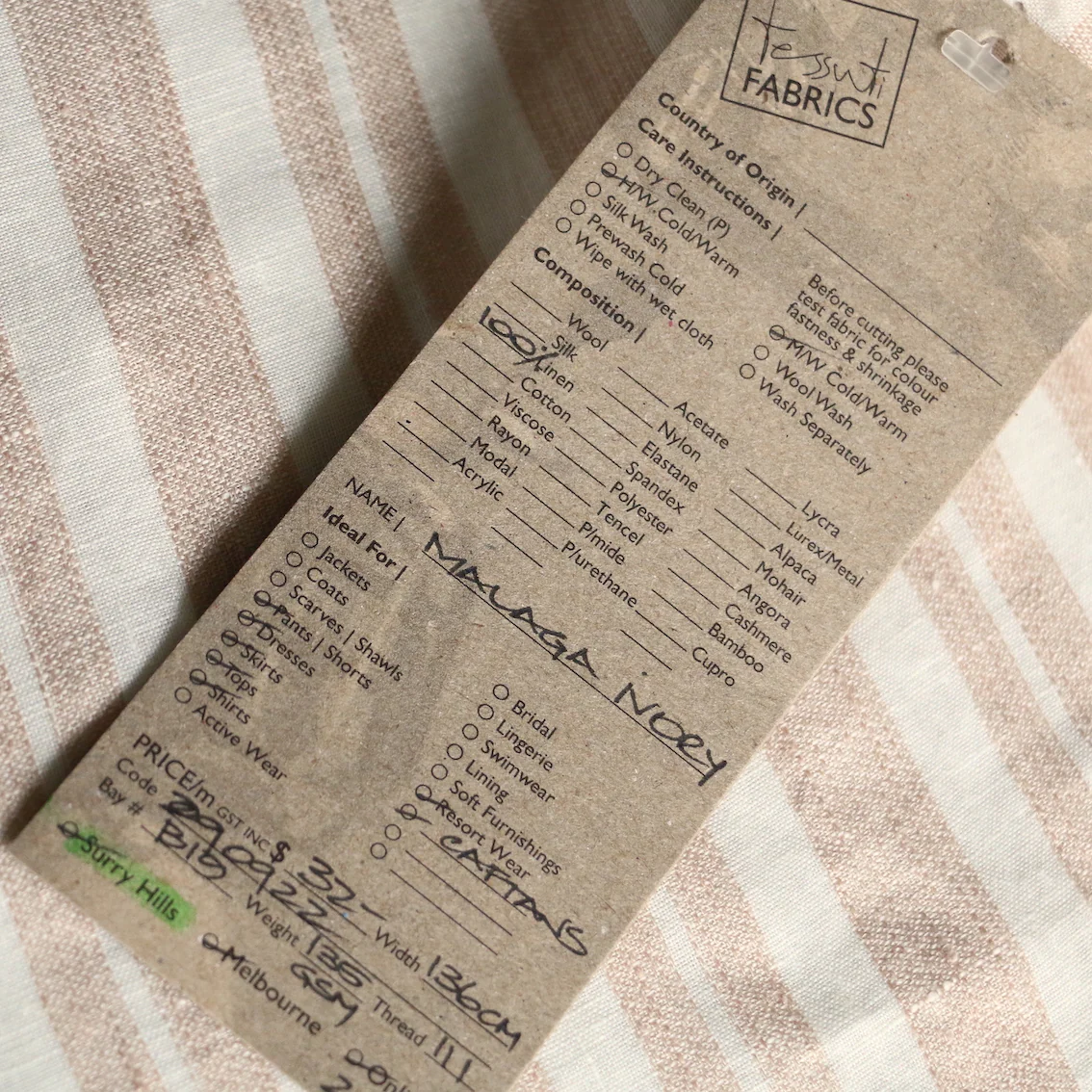Malaga Ivory Linen - Image 4