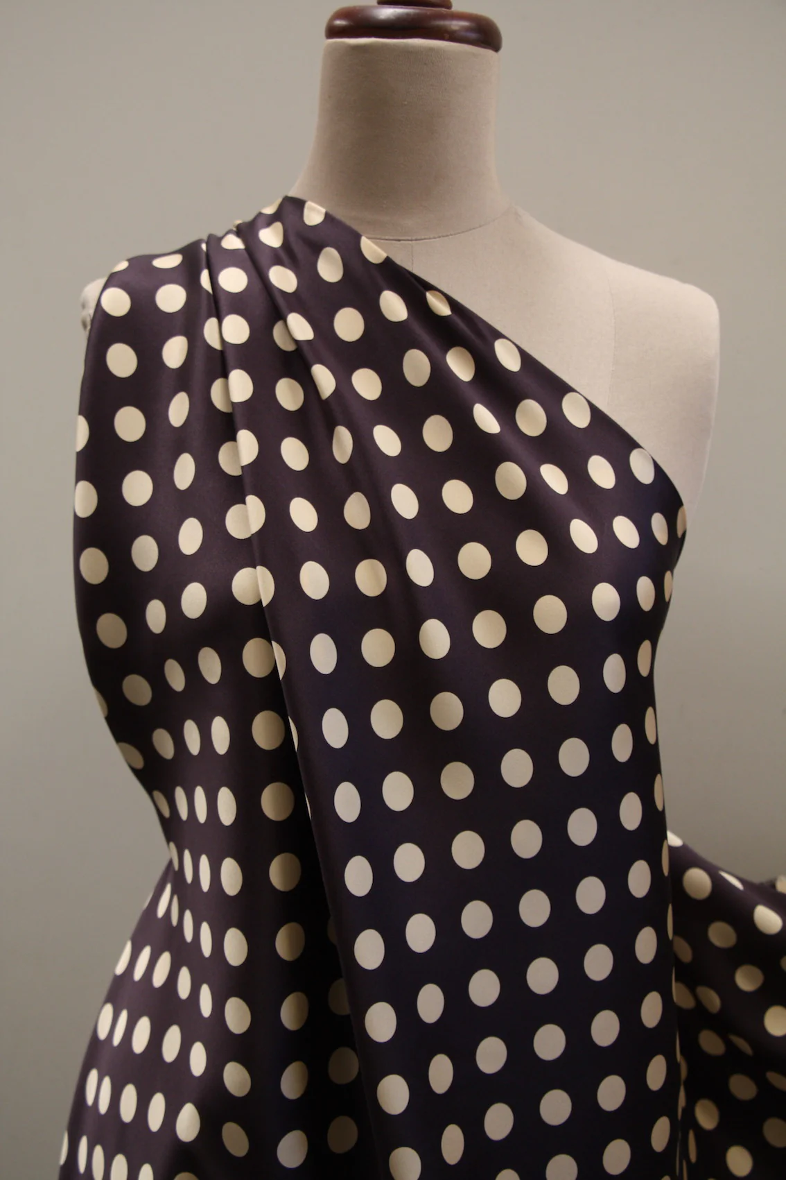 Malt & Chocolate Satin Silk - Image 3