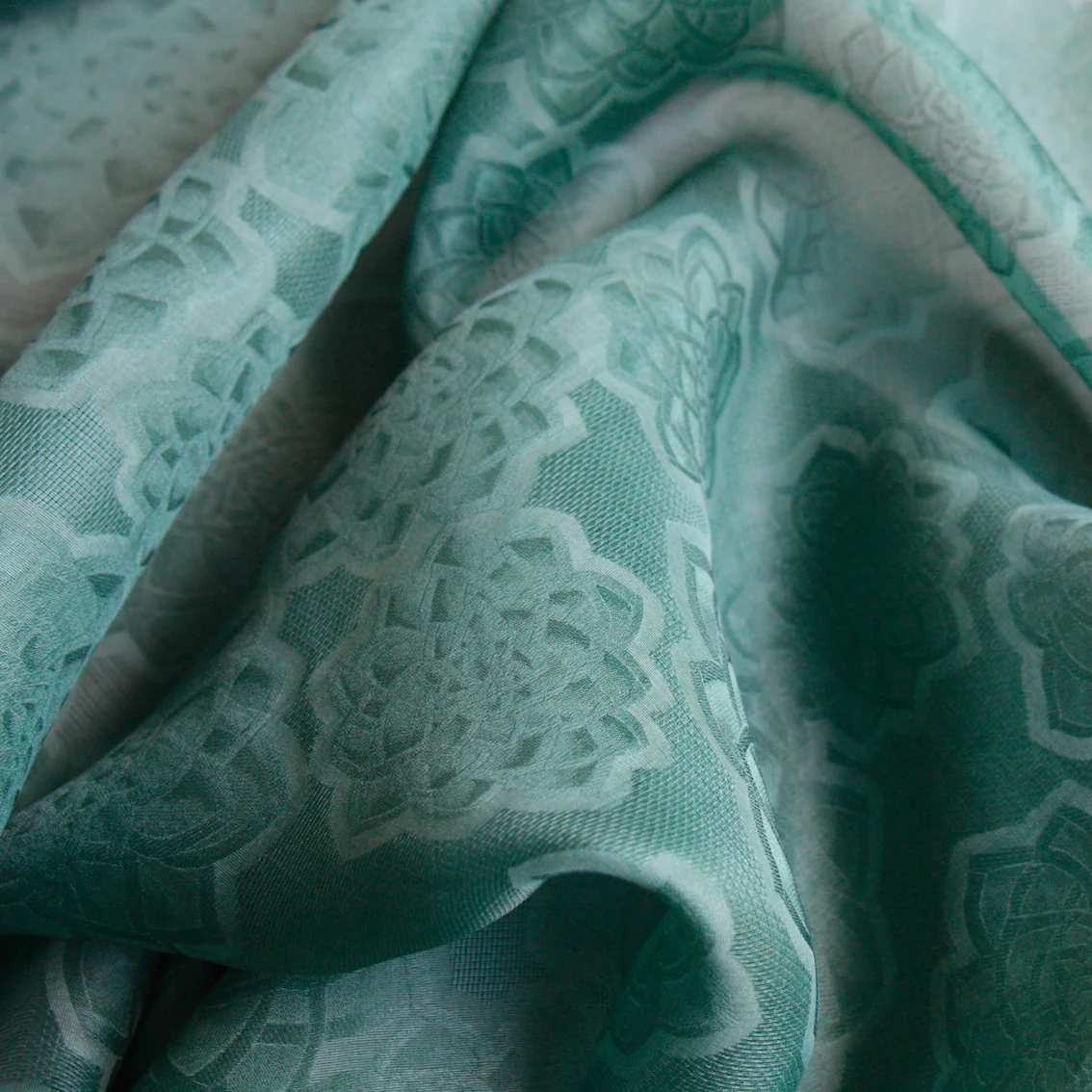 Mandala Forest Silk Organza - Image 2