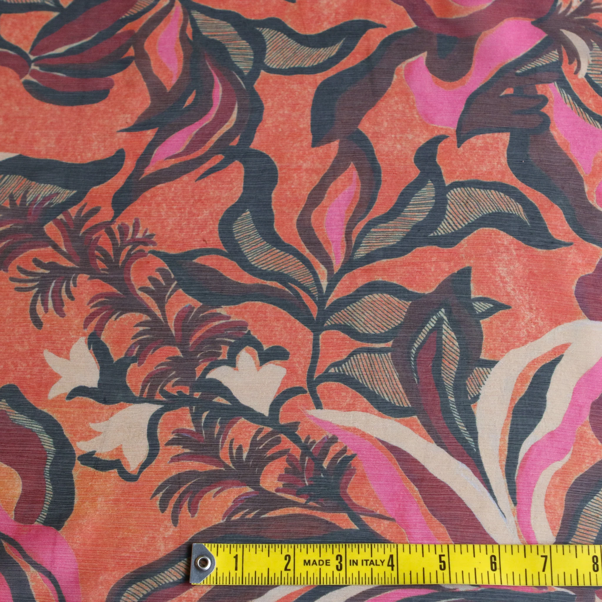 Mango Tango Crinkle Silk Georgette - Image 3