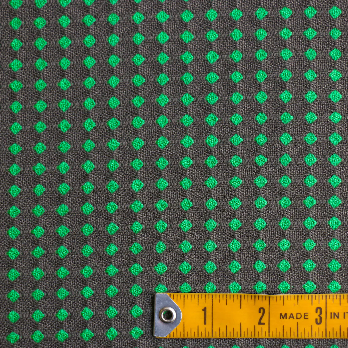 Mante Verde Wool Jacquard Spot - Image 3
