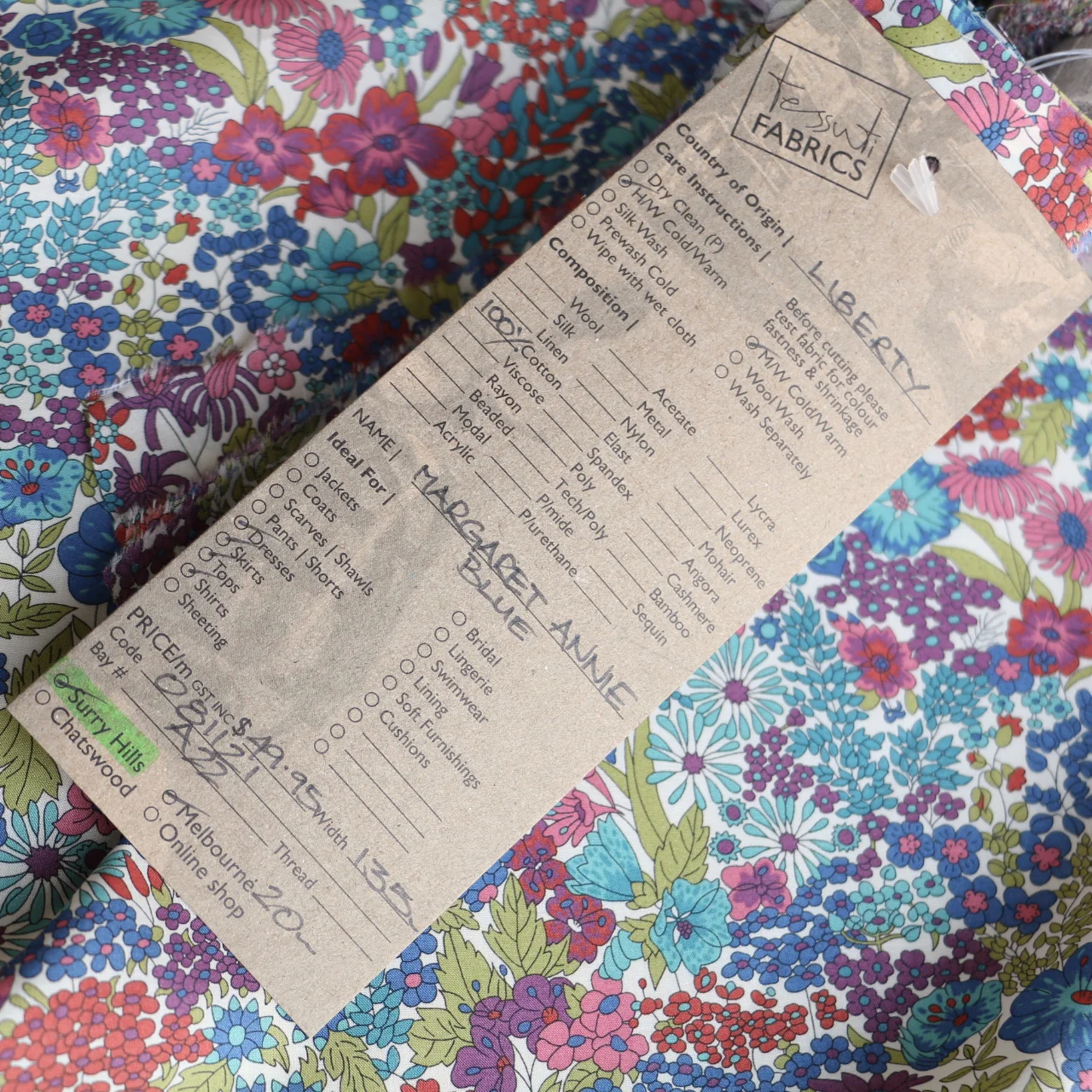 Margaret Annie Blue - Liberty Tana Lawn⢠- Image 5