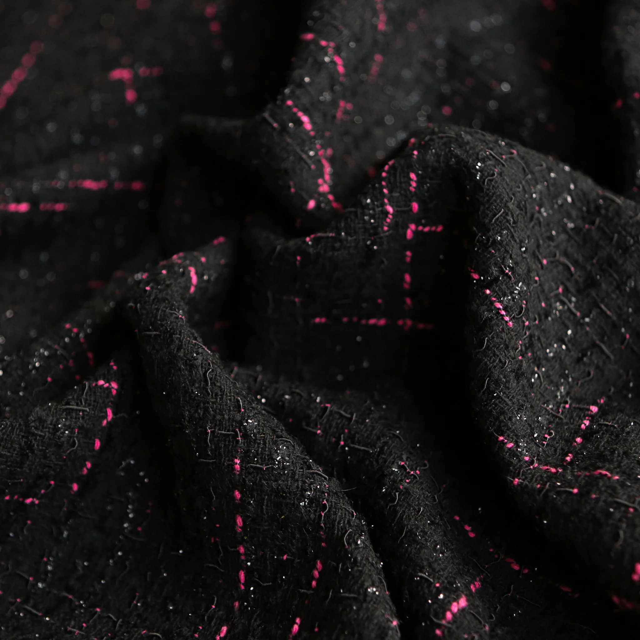 Margot Black/Fuchsia Tweed - Image 2
