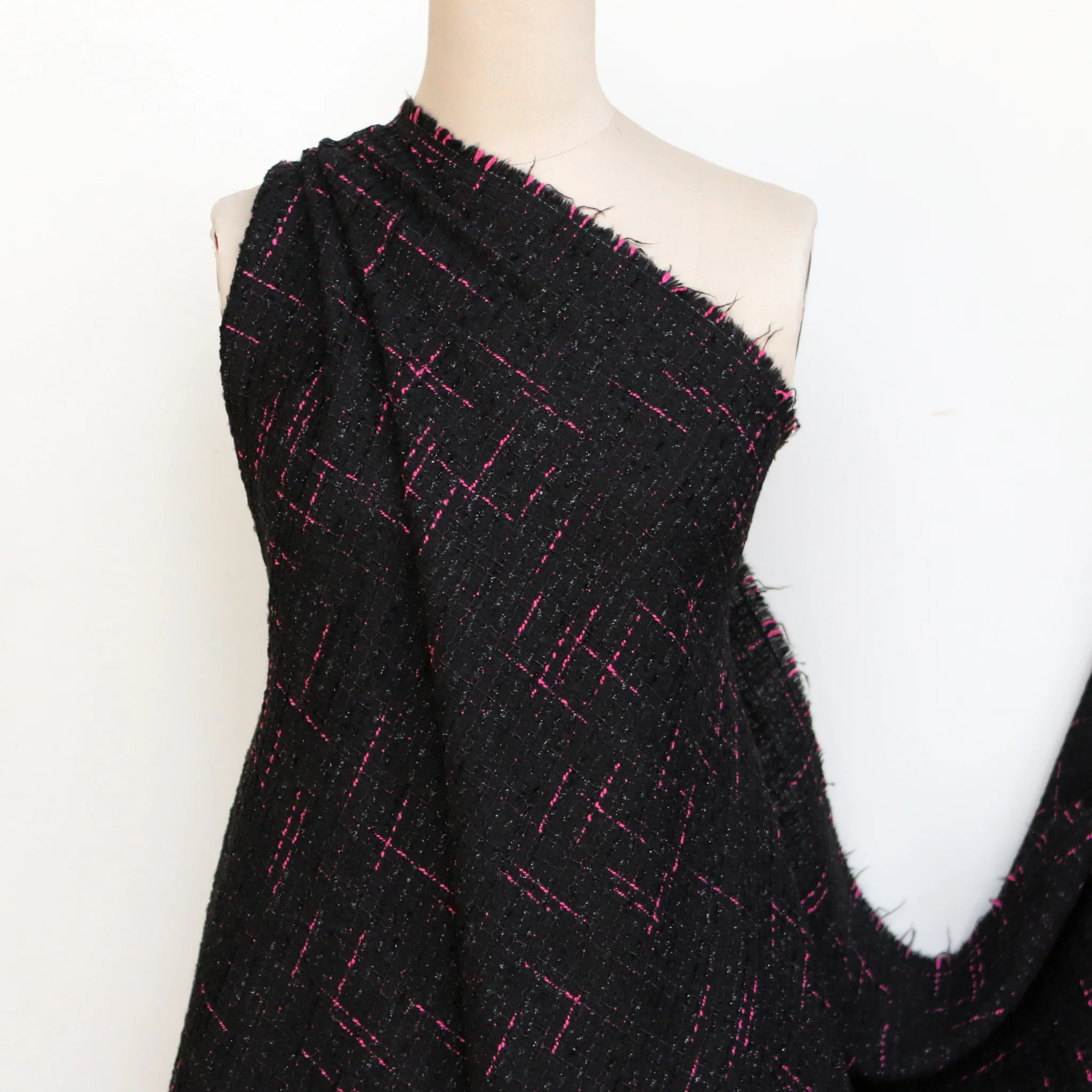 Margot Black/Fuchsia Tweed - Image 5
