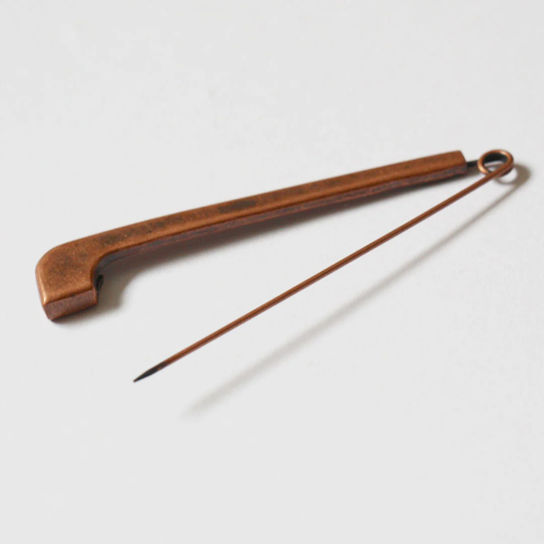 Fancy Pin Antique Brass - 7.50cm (3")