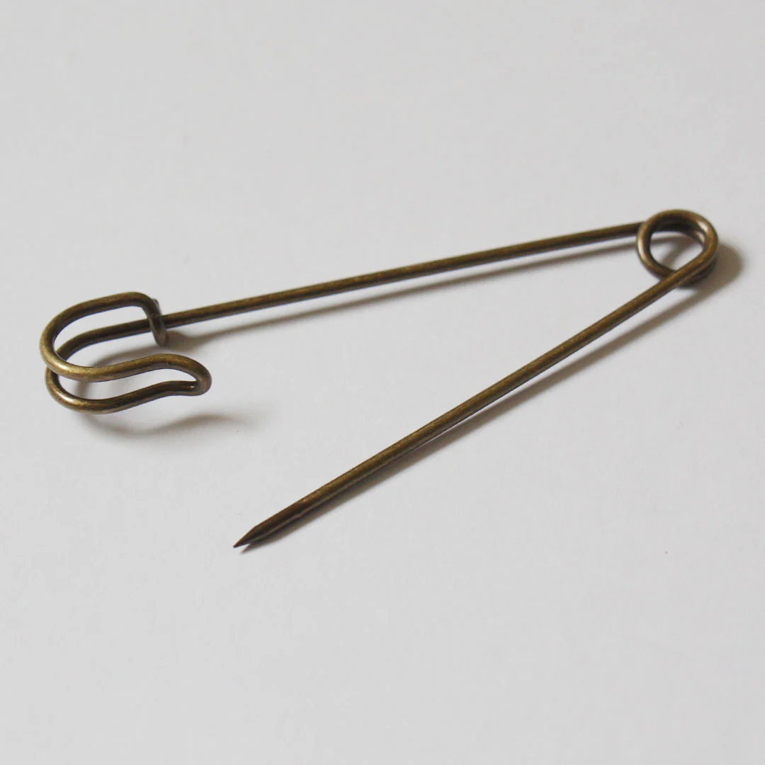 Matte Antique Gold Kilt Pin - 10cm (4")