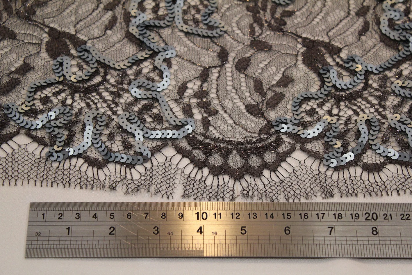 Matte Gunmetal French Lace - Image 4