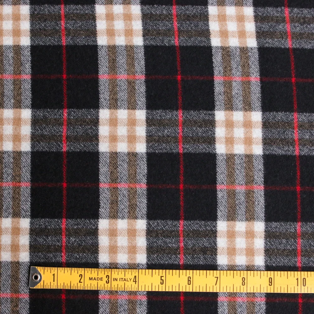 Matteo Check Double Sided Coating - Image 4