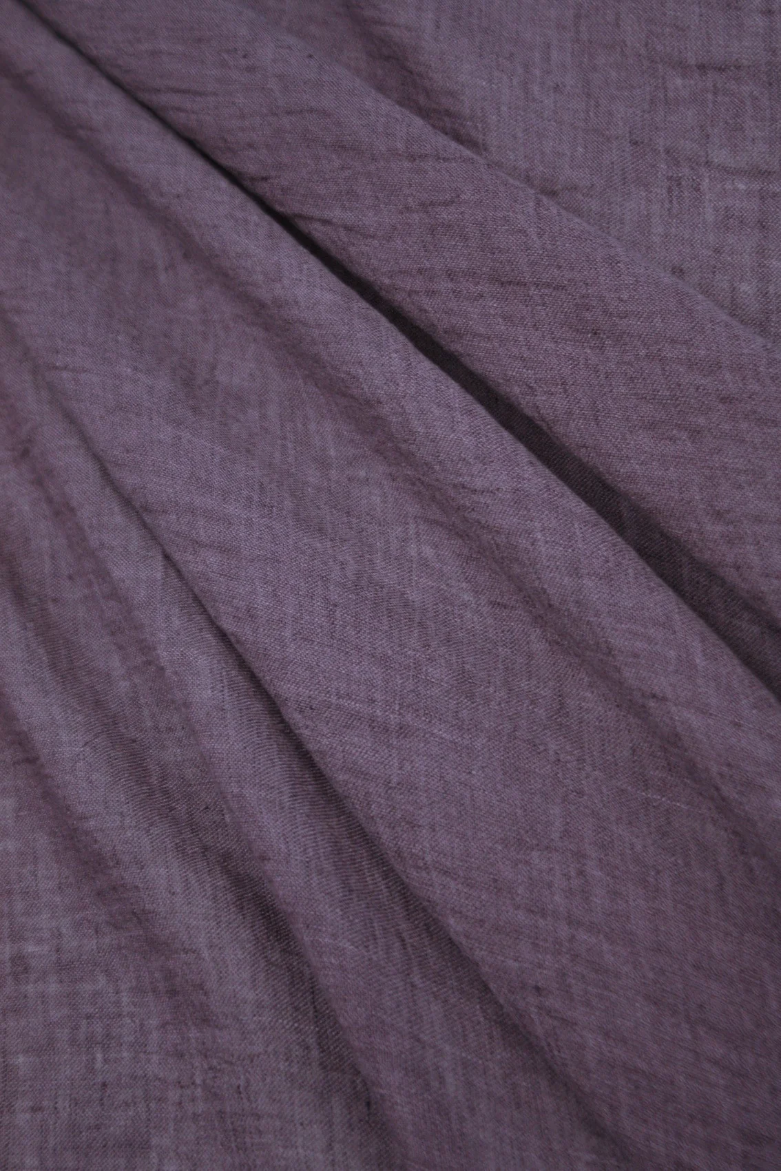 Mauve Crinkled Washed Linen - Image 2