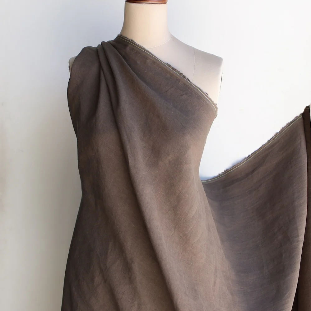 Maya Olive Hemp - Sandwashed Finish - Image 4