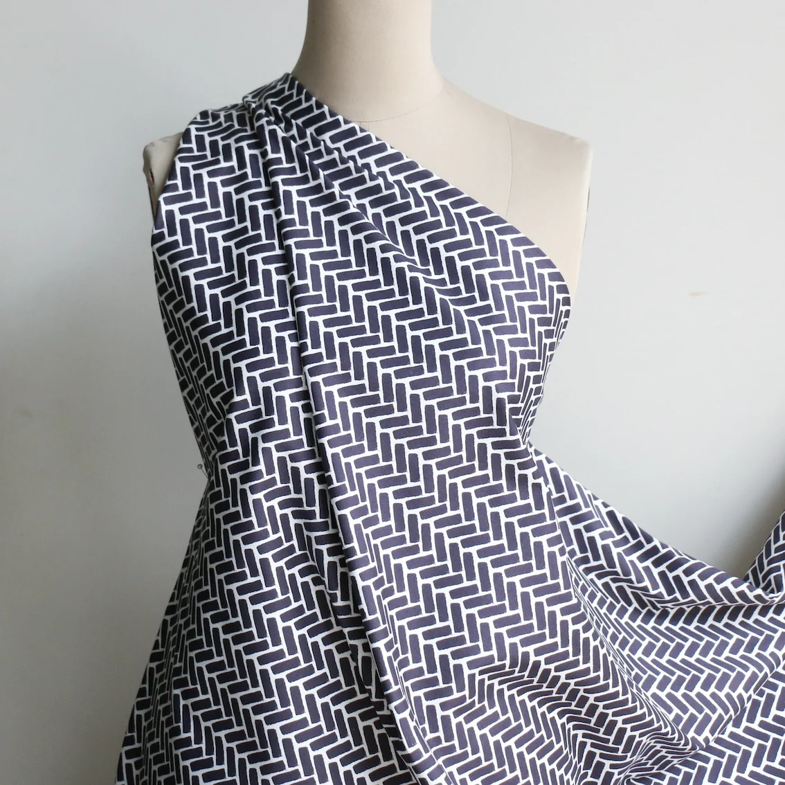 Mazzola Grey Stretch Cotton - Image 5