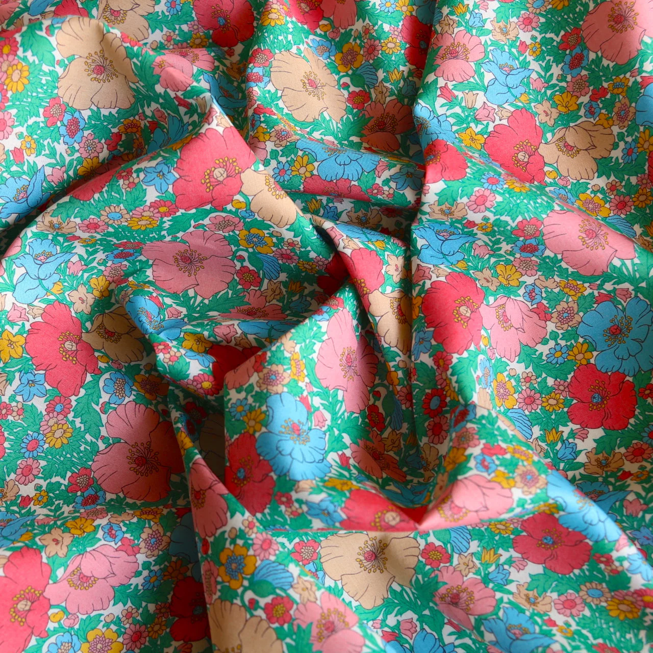 Meadow Song Aqua Liberty Tana Lawn™ - Image 2