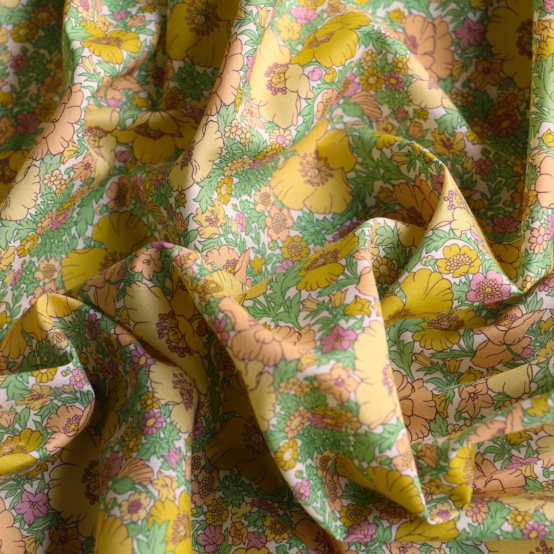 Meadow Song Yellow Liberty Tana Lawn™ - Image 2