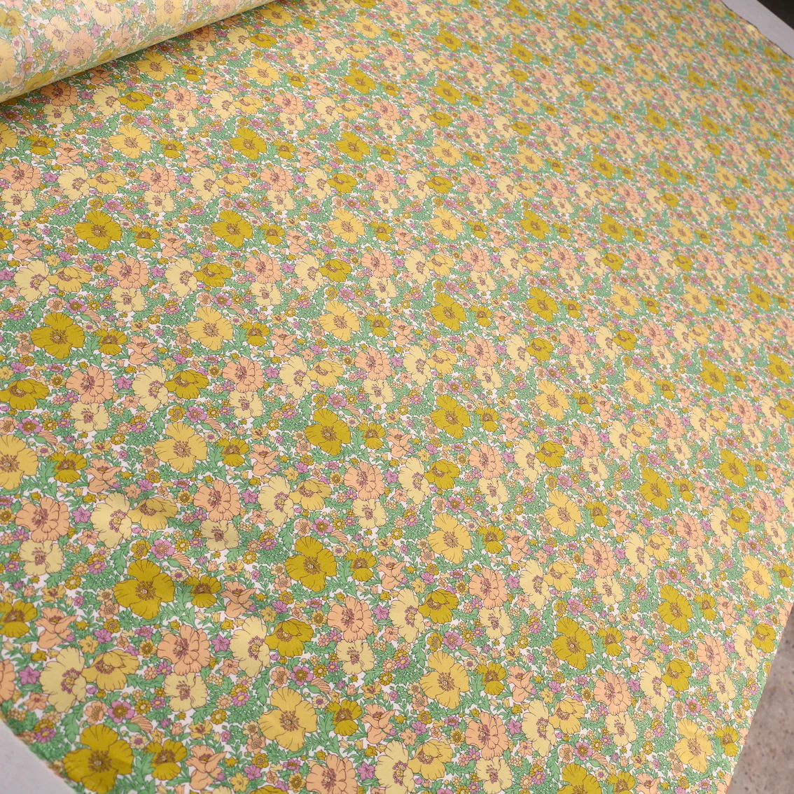 Meadow Song Yellow Liberty Tana Lawn™ - Image 4