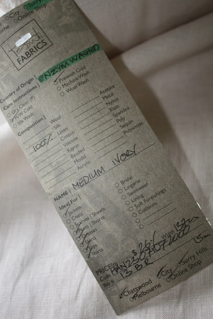 Medium Ivory - Enzyme Washed Linen - Image 4
