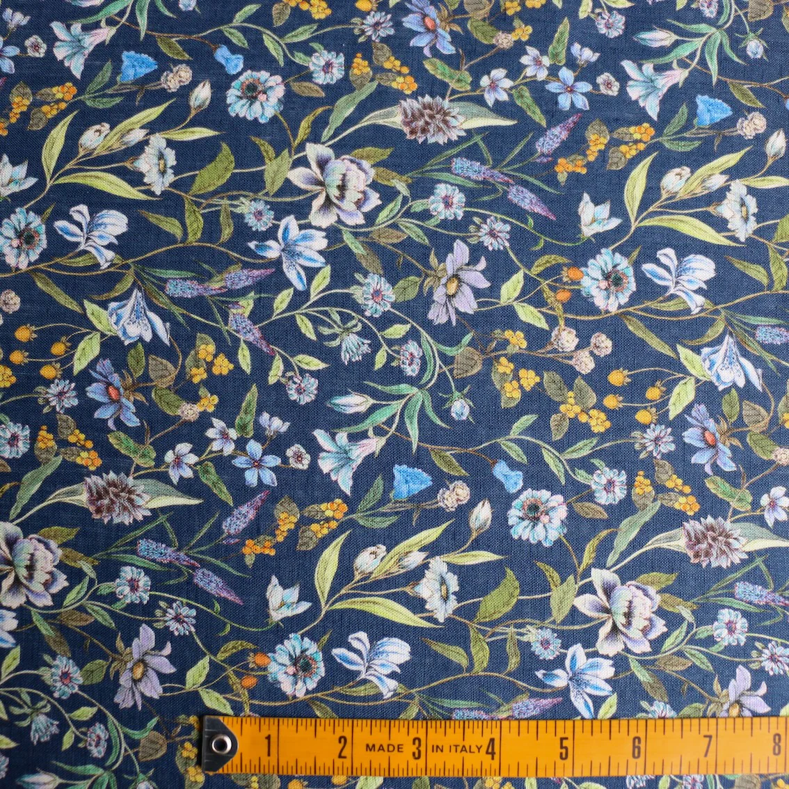 Megumi Navy - Liberty Sycamore Linen - Image 3