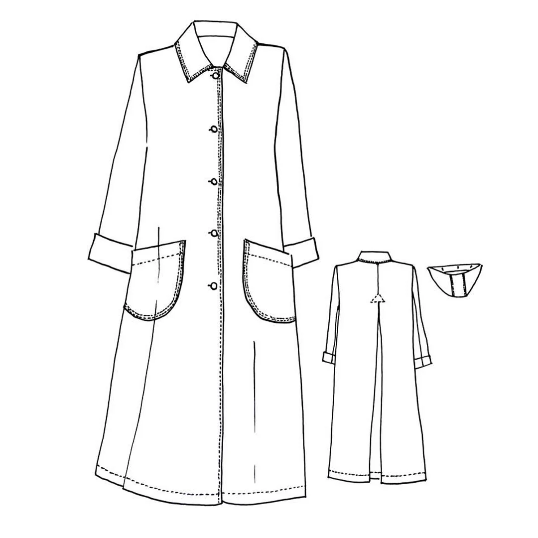Melbourne Trench Coat Pattern - Image 4