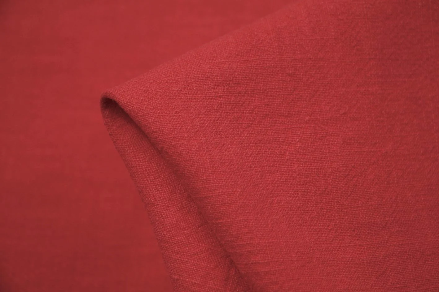 Melon Pebbled Washed Linen