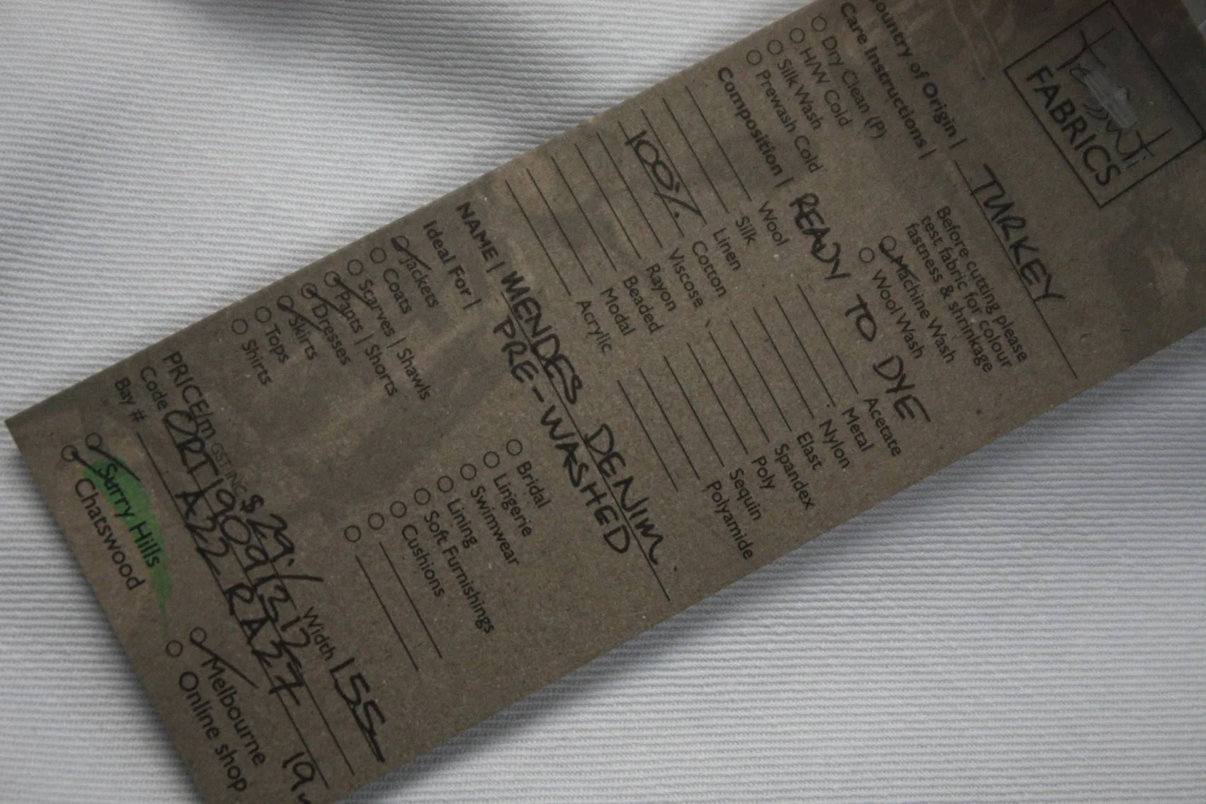 Mendes Denim - Natural PFD - Image 3