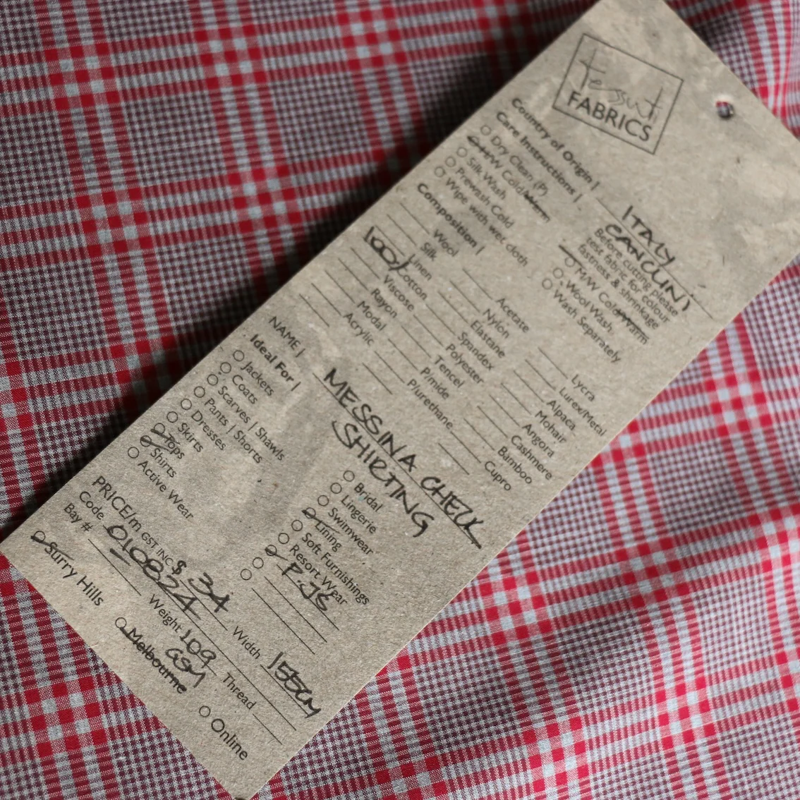 Messina Check Shirting - Image 4