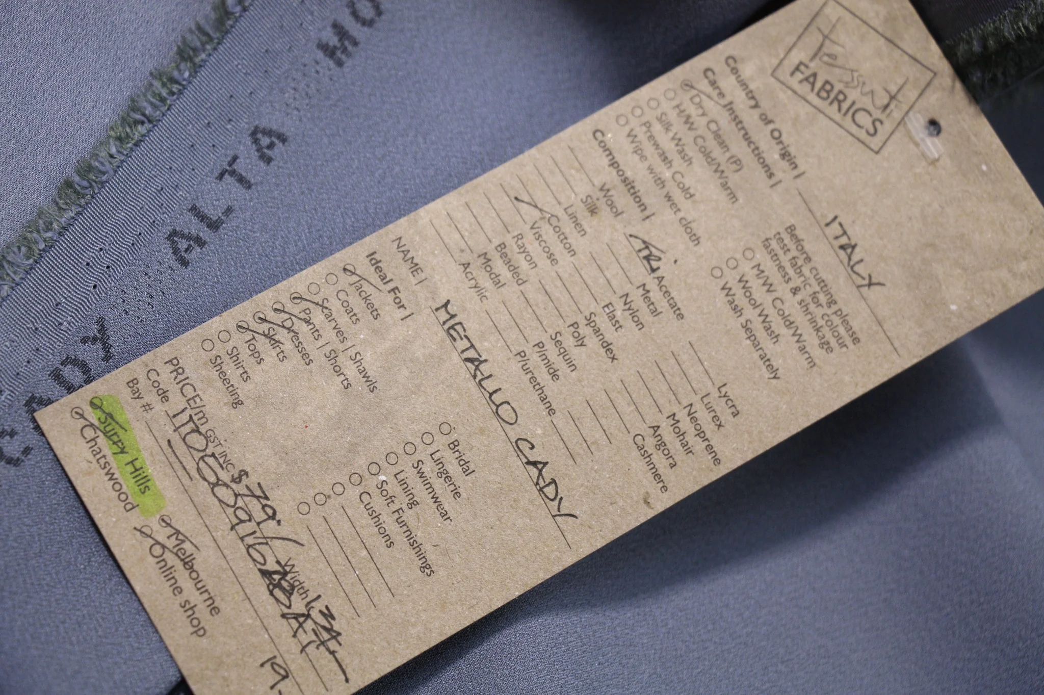 Metallo Cady Crepe - Image 2
