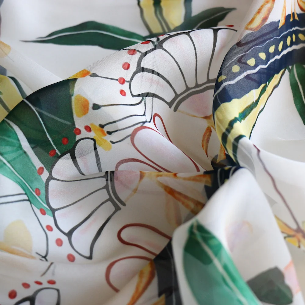 Mette Foliage Silk Chiffon - Image 2