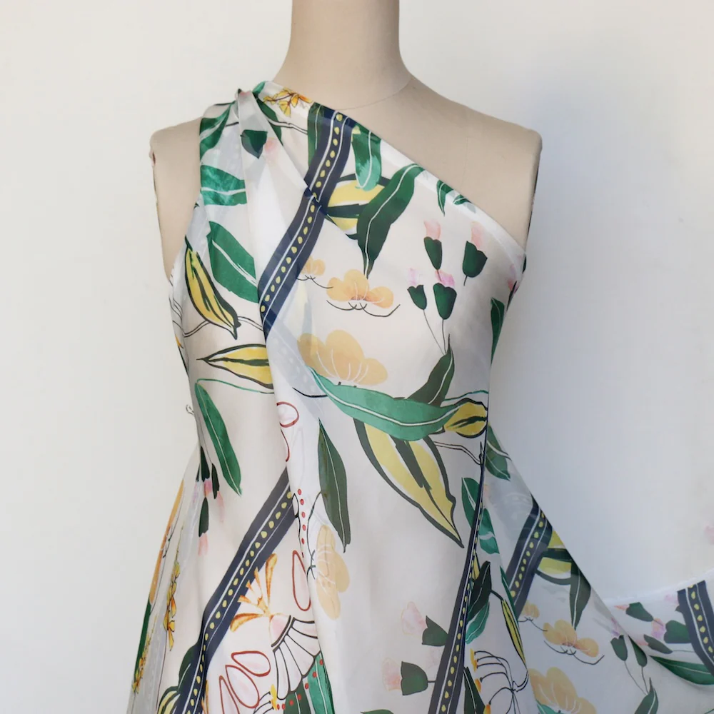 Mette Foliage Silk Chiffon - Image 6