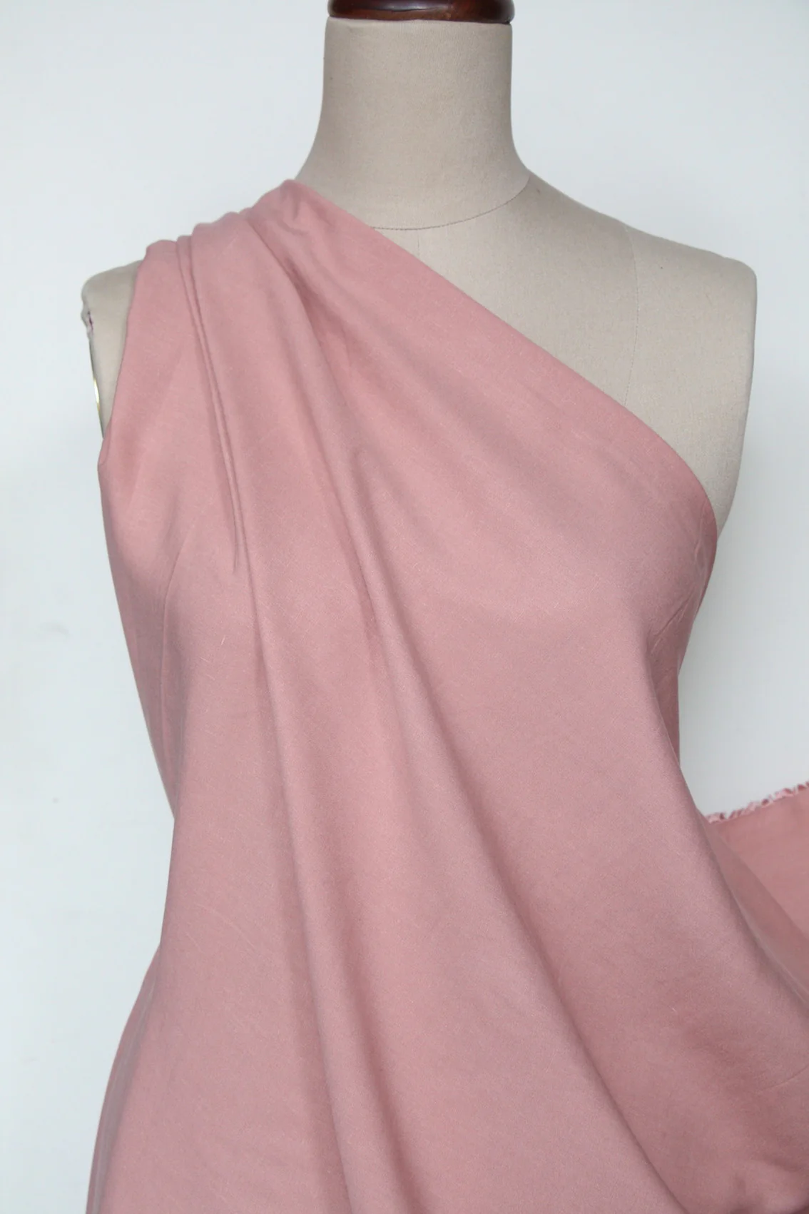Mia Blush Pink Tencel/Linen - Image 3