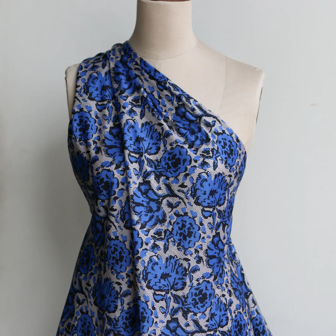 Mia Floral/Stripe Bluette - Cotton/Rexcell - Image 5