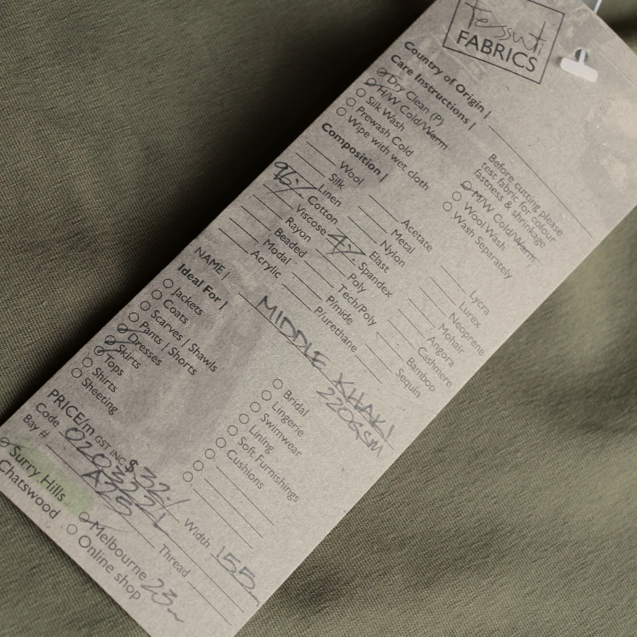 Middle Khaki Stretch - Image 3