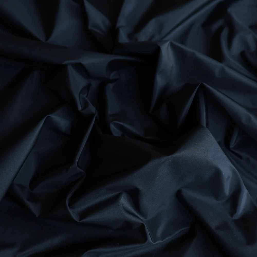 Midnight Navy Taffeta Silk - Image 2