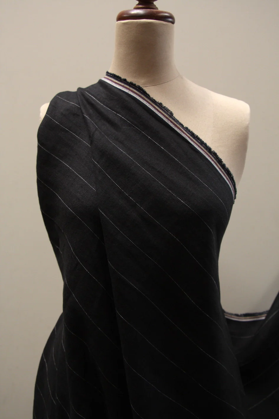 Midnight Stripe Linen - Image 5