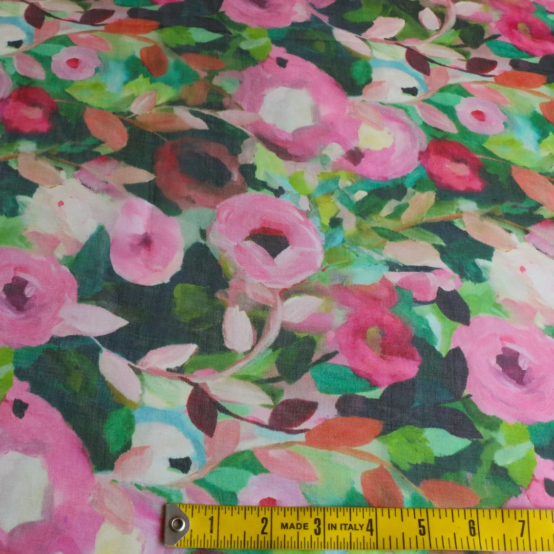 Midsummer Bloom Silk Chiffon - Image 3