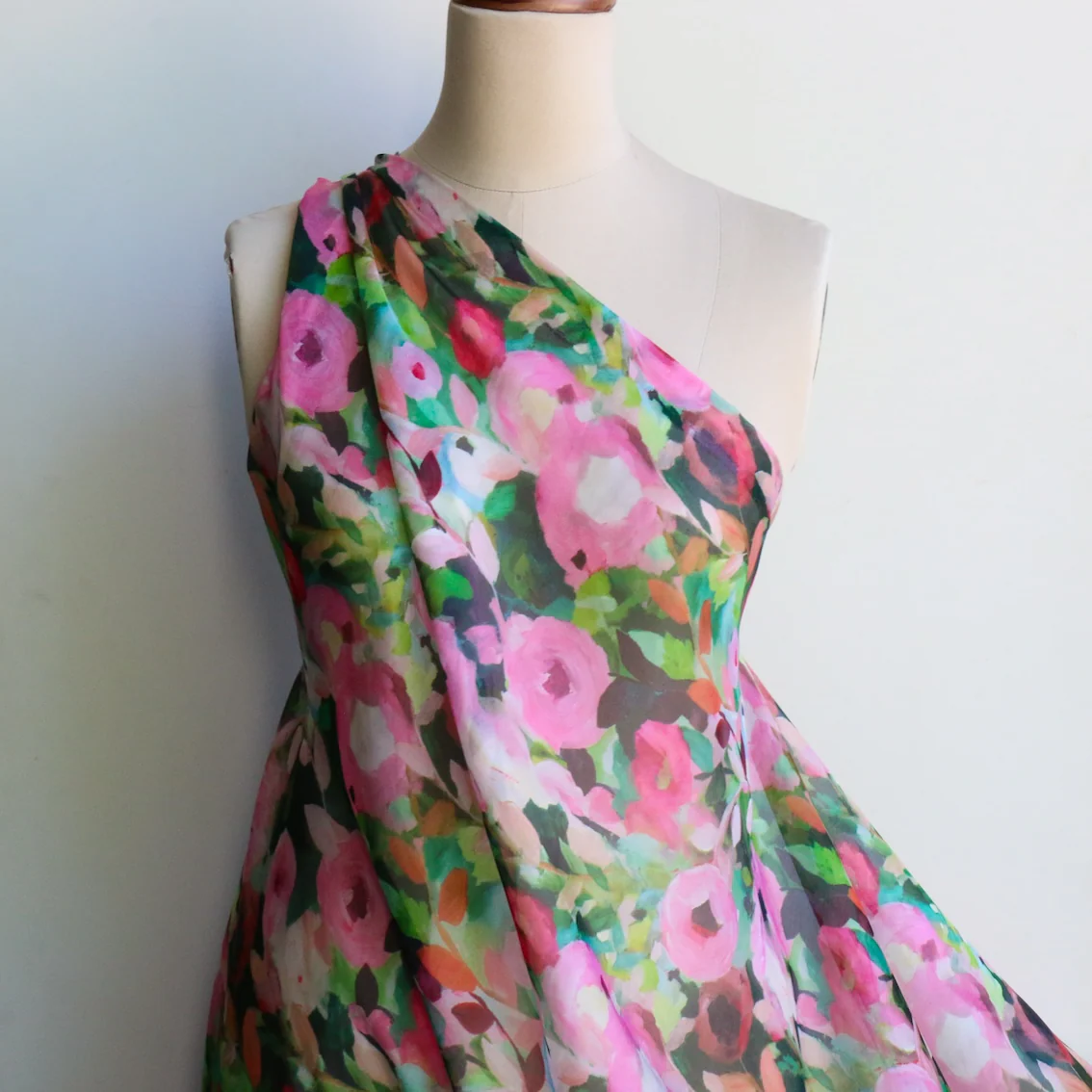 Midsummer Bloom Silk Chiffon - Image 5