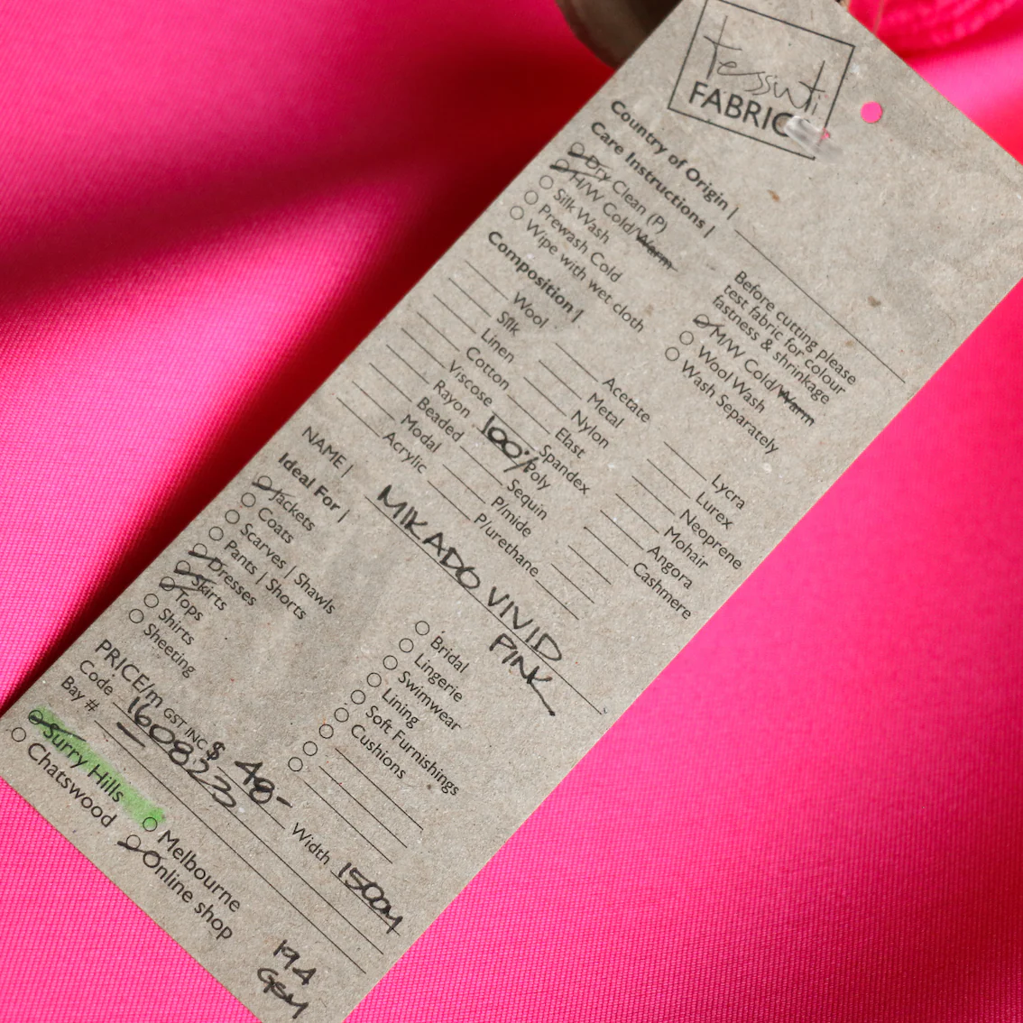 Mikado Vivid Pink - Image 3