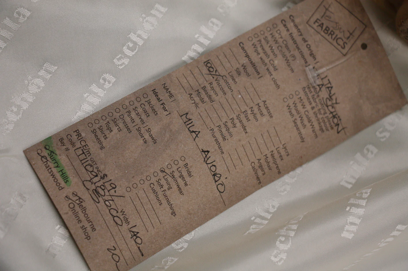 Mila Avorio - Fancy Lining - Image 2