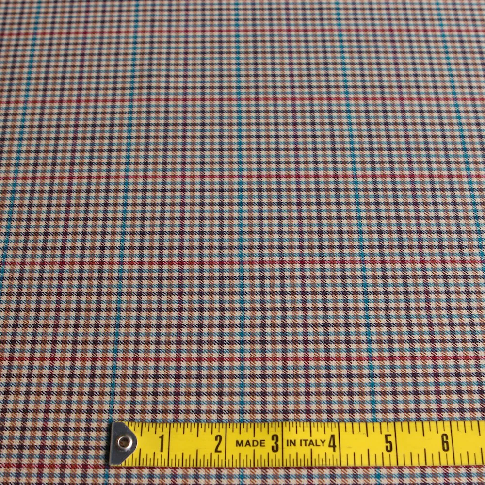 Mila Toffee Check Houndstooth - Image 3