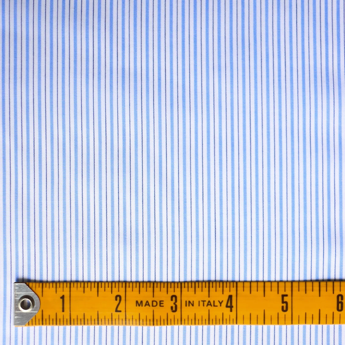 Milan Blue Striped Shirting - Image 3
