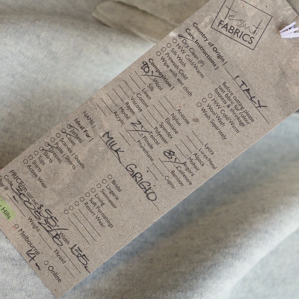Milk Grigio Double Sided Knit - Image 3