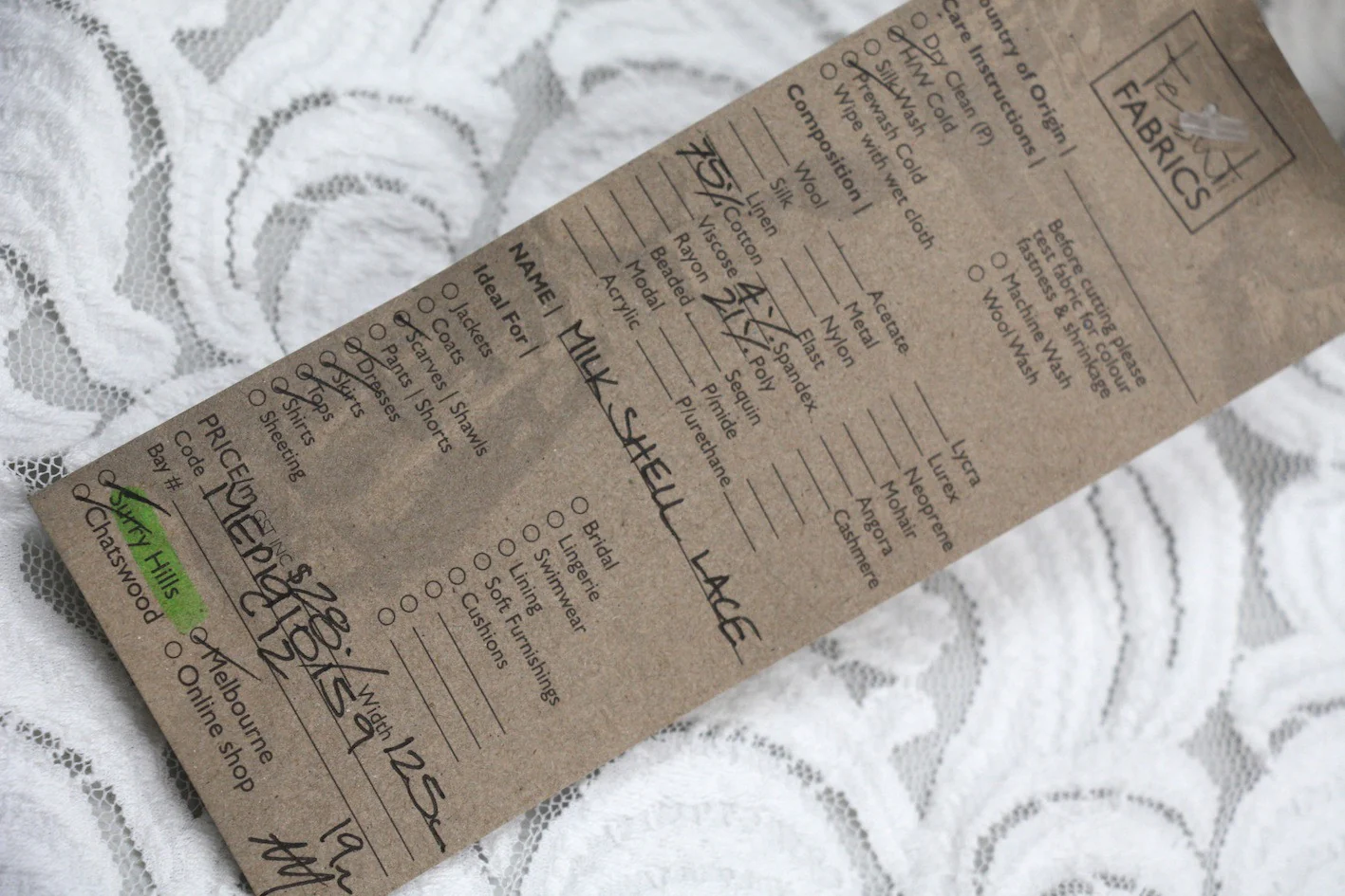 Milk Shell Lace - Image 3