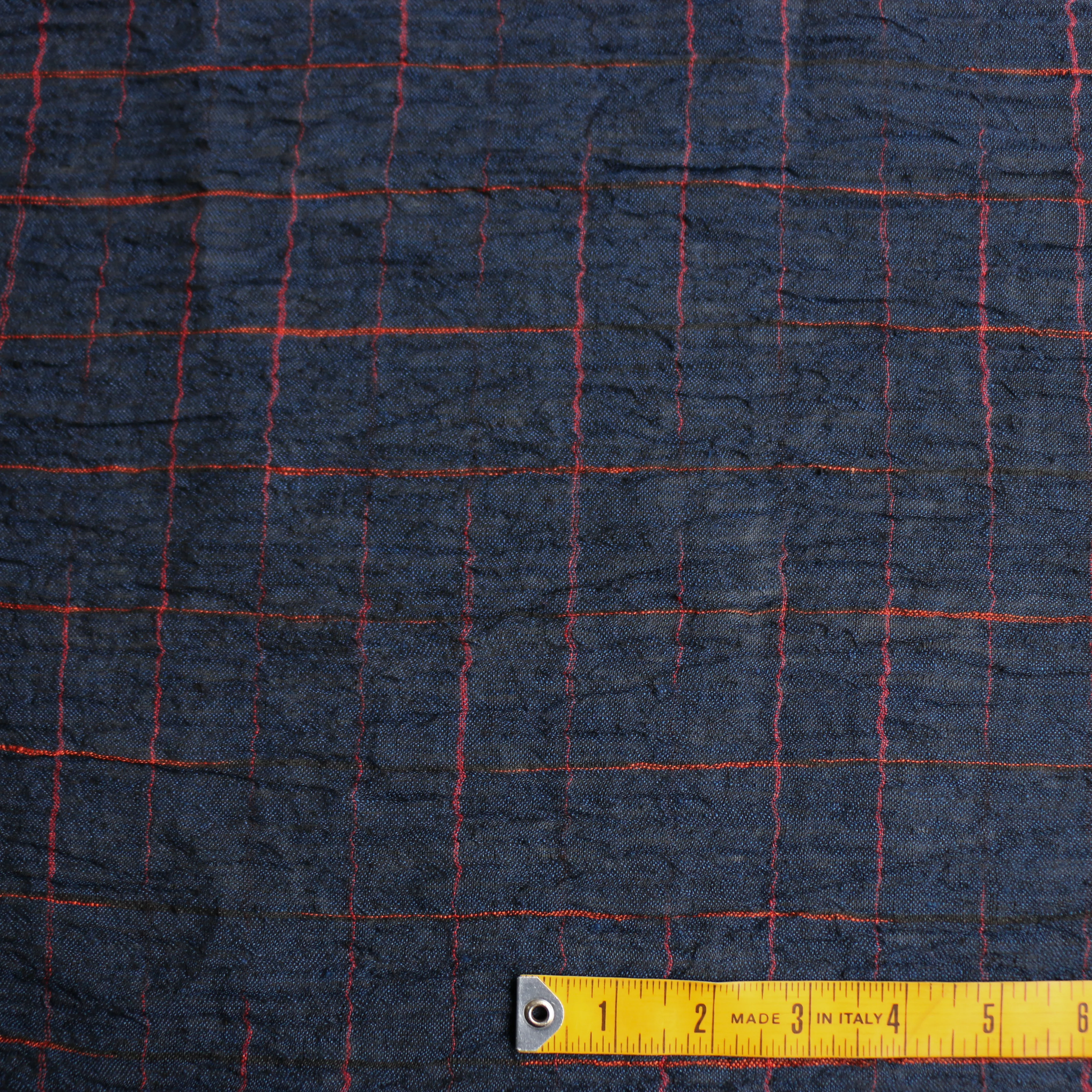 Milos Blueberry Crinkle Linen - Image 2
